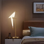 Nordic Paper Crane Origami Bird Desk Lamp