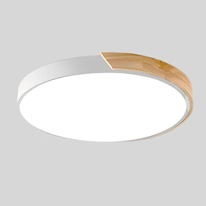 Ultra Thin Wood Ceiling Light