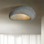 Moon Shaped Flushmount Ceiling Light