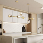 Modern Glass Orb Pendant Light
