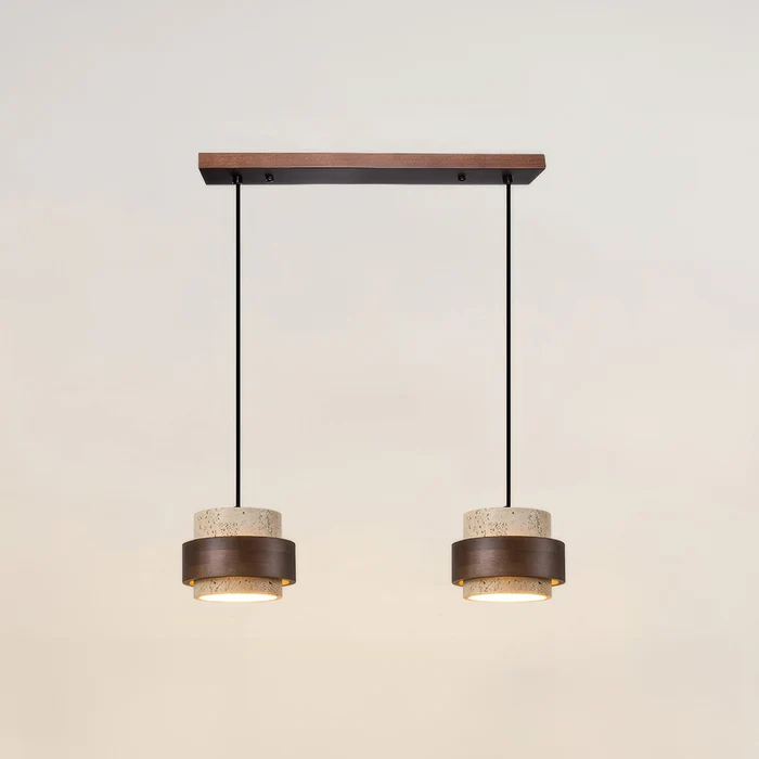 Retro Stone Wabi Sabi Pendant Light