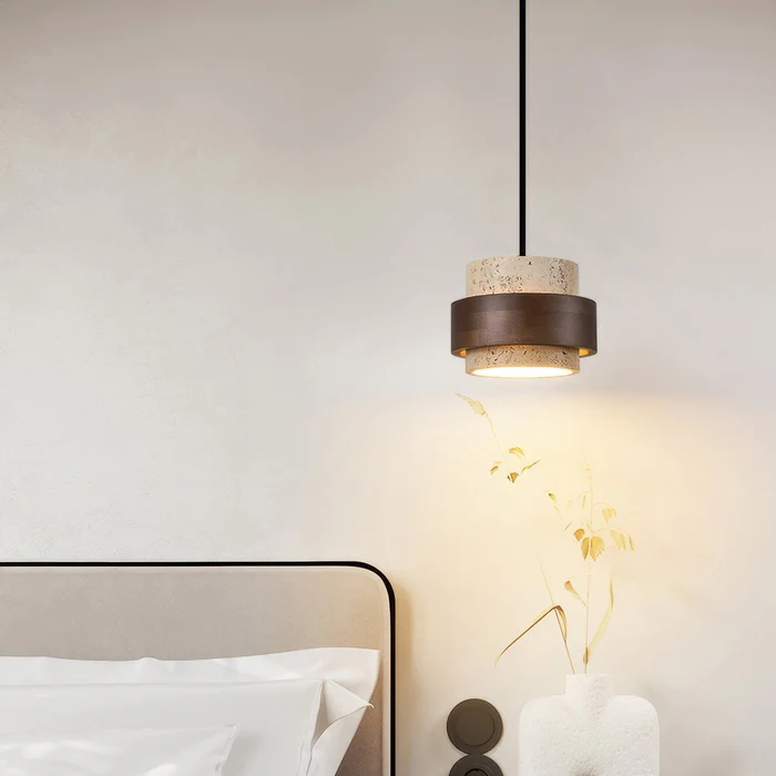Retro Stone Wabi Sabi Pendant Light