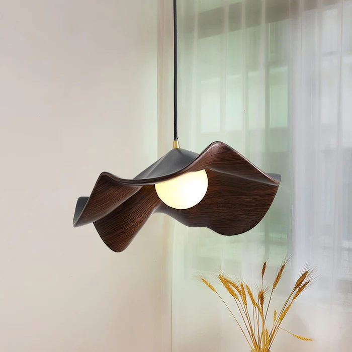 Unique Wooden Pendant Lamp