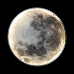 Modern Round Moon Wall Lamp