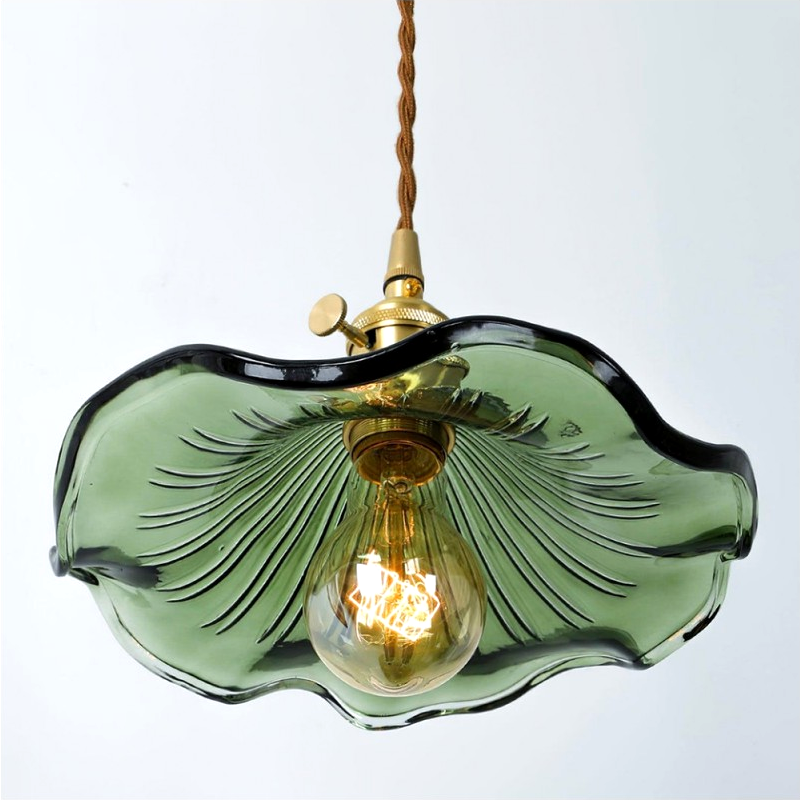 Vintage Hibiscus Pendant Light
