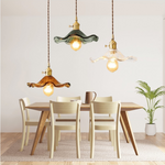 Vintage Hibiscus Pendant Light