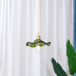 Vintage Hibiscus Pendant Light