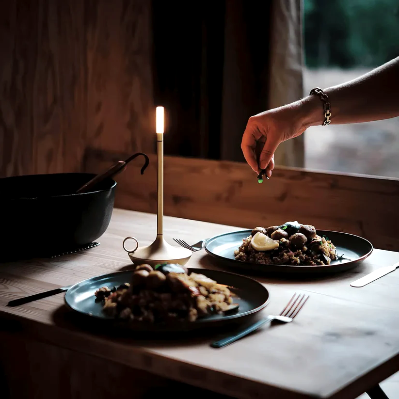 Nordic Candlestick Table Lamp