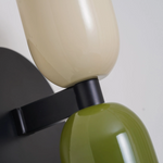 Two Color Candle Wall Light