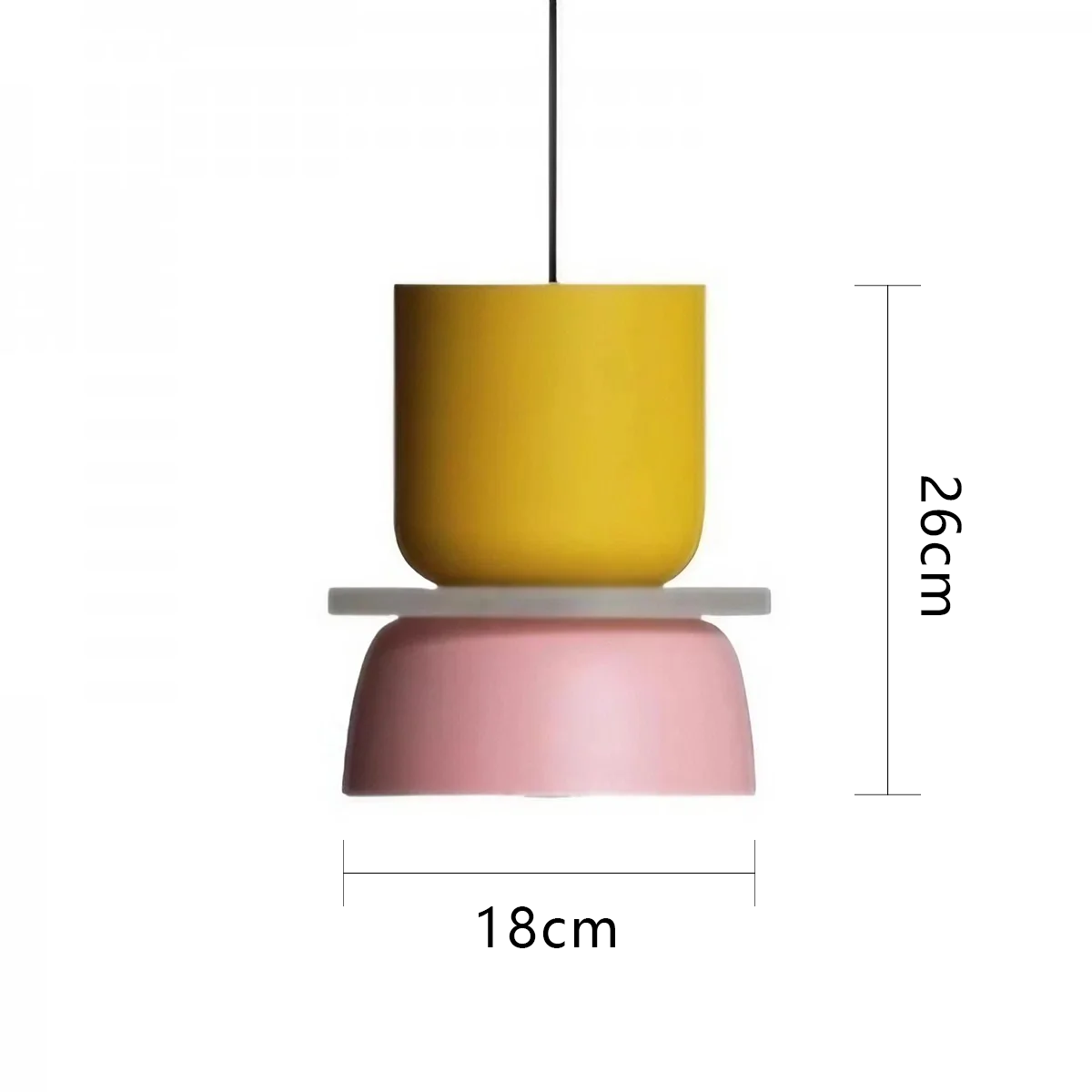 Nordic Simple Macaron Acrylic Chandelier