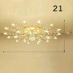 American Style Crystal Branch Ceiling Lamp