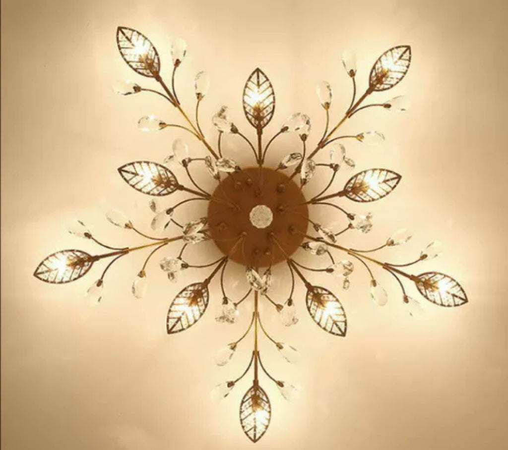 American Style Crystal Branch Ceiling Lamp