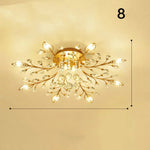 American Style Crystal Branch Ceiling Lamp