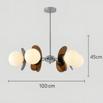 Zen Style Bauhaus Retro Restaurant Chandelier