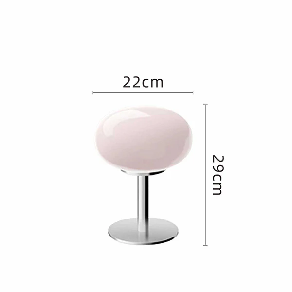 Chic Glass Cake Table Lamp