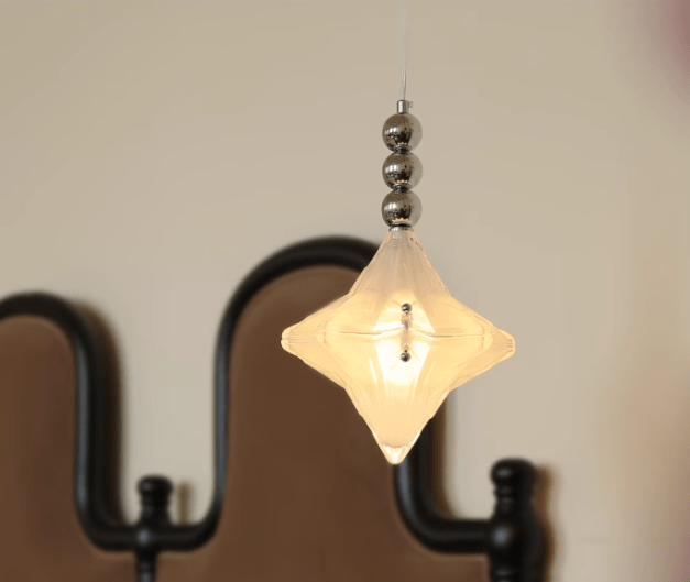 Lyra Star Pendant Light – Modern Glass Chandelier for Dining Room & Entryway