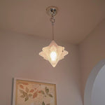 Prismatic Star Pendant Light – Crystal Glass Ceiling Lamp for Dining & Living Spaces