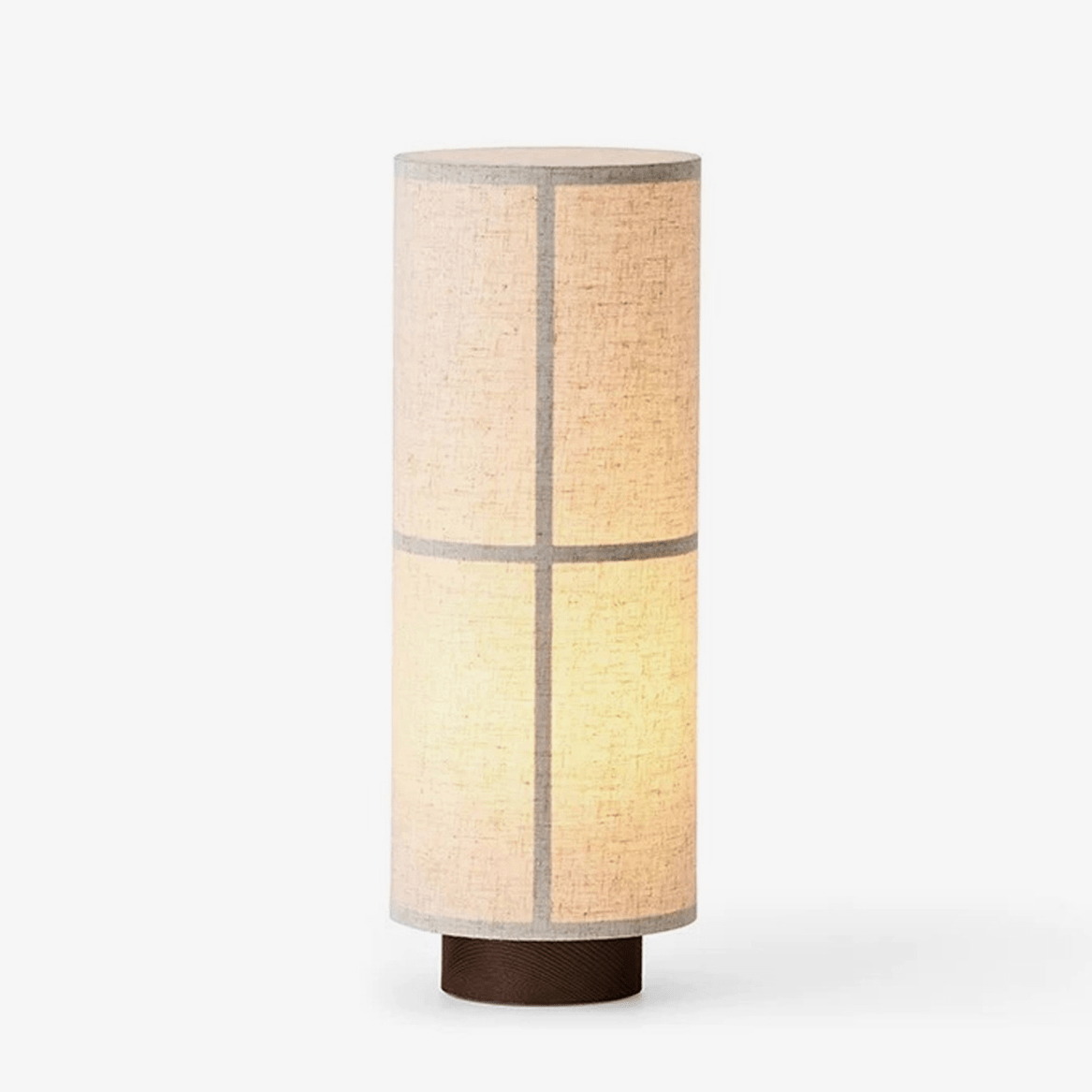 Kanso Glow Floor Lamp – Modern Minimalist Fabric Shade with Walnut Wood Base