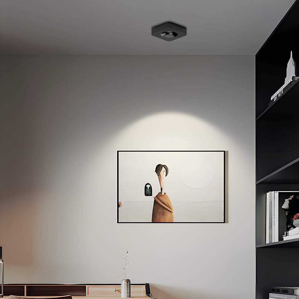 Square Led Anti Glare Flush Mount Ceiling Light