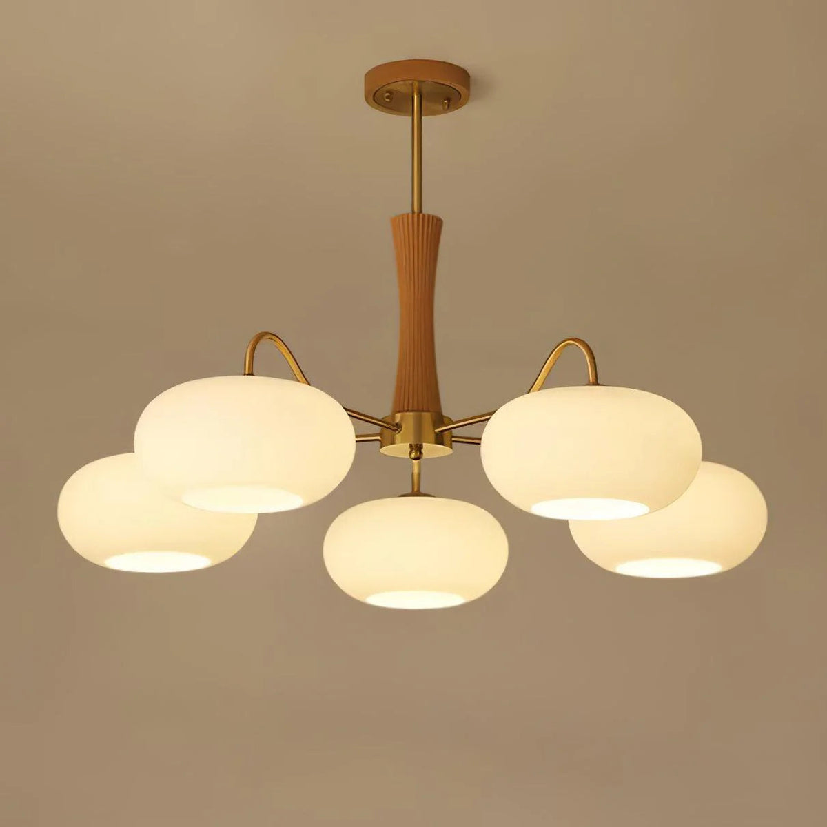 Golden Persimmon Chandelier