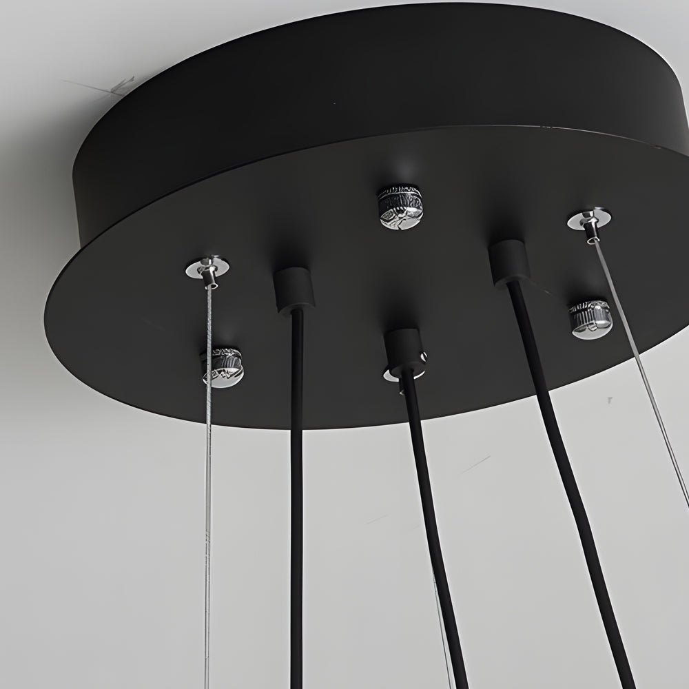 Light Guide Ring 1 2 3 4 9 Light Chandelier