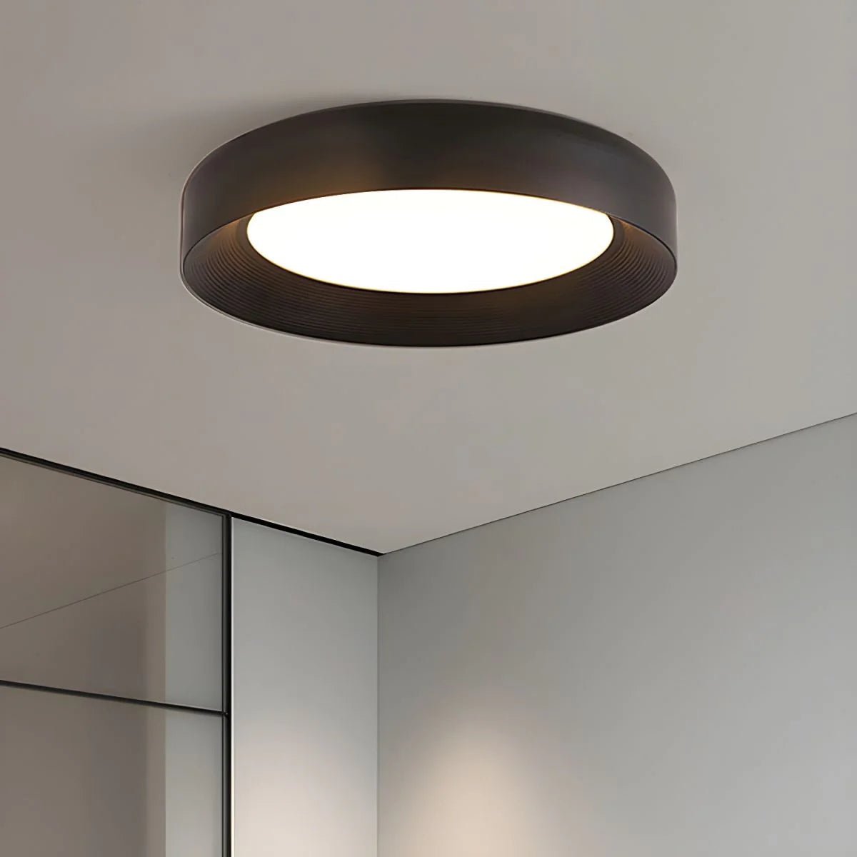 Black Flush Mount Led Ceiling Light
