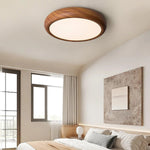 Wooden Veneer Ceiling Light