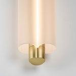 1 2 3 Heads Acrylic Cylinder Pendant Lights Modern Hanging Lamp In Gold Black