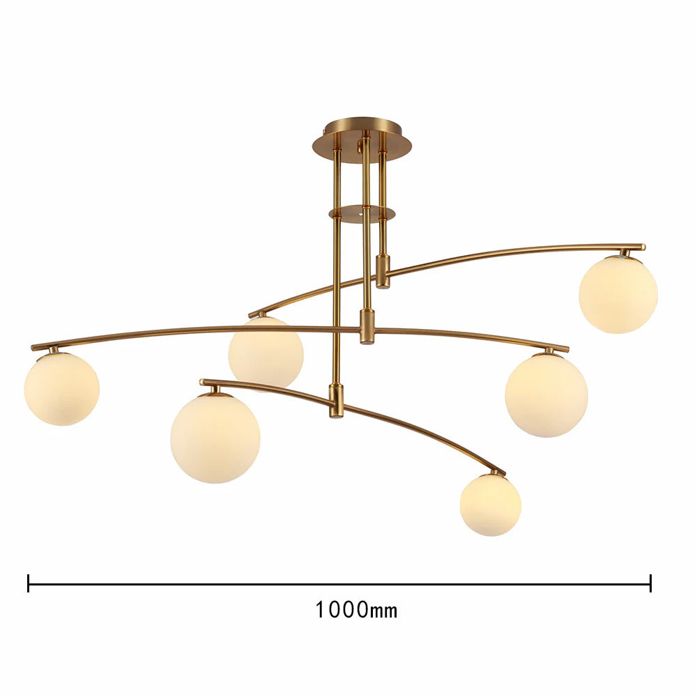 Nordic Sphere Glow Chandelier
