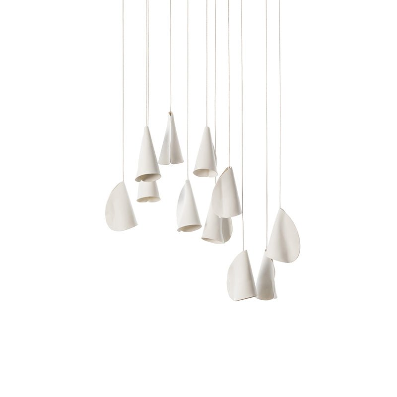 Sonora Handcrafted Ceramic Chandelier with LED Illumination
