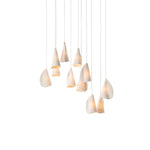 Sonora Handcrafted Ceramic Chandelier with LED Illumination