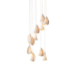 Sonora Handcrafted Ceramic Chandelier with LED Illumination