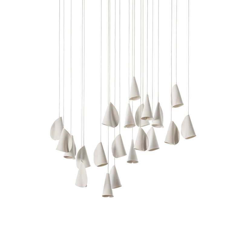 Sonora Handcrafted Ceramic Chandelier with LED Illumination