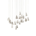 Sonora Handcrafted Ceramic Chandelier with LED Illumination