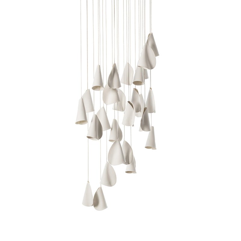 Sonora Handcrafted Ceramic Chandelier with LED Illumination