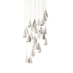 Sonora Handcrafted Ceramic Chandelier with LED Illumination