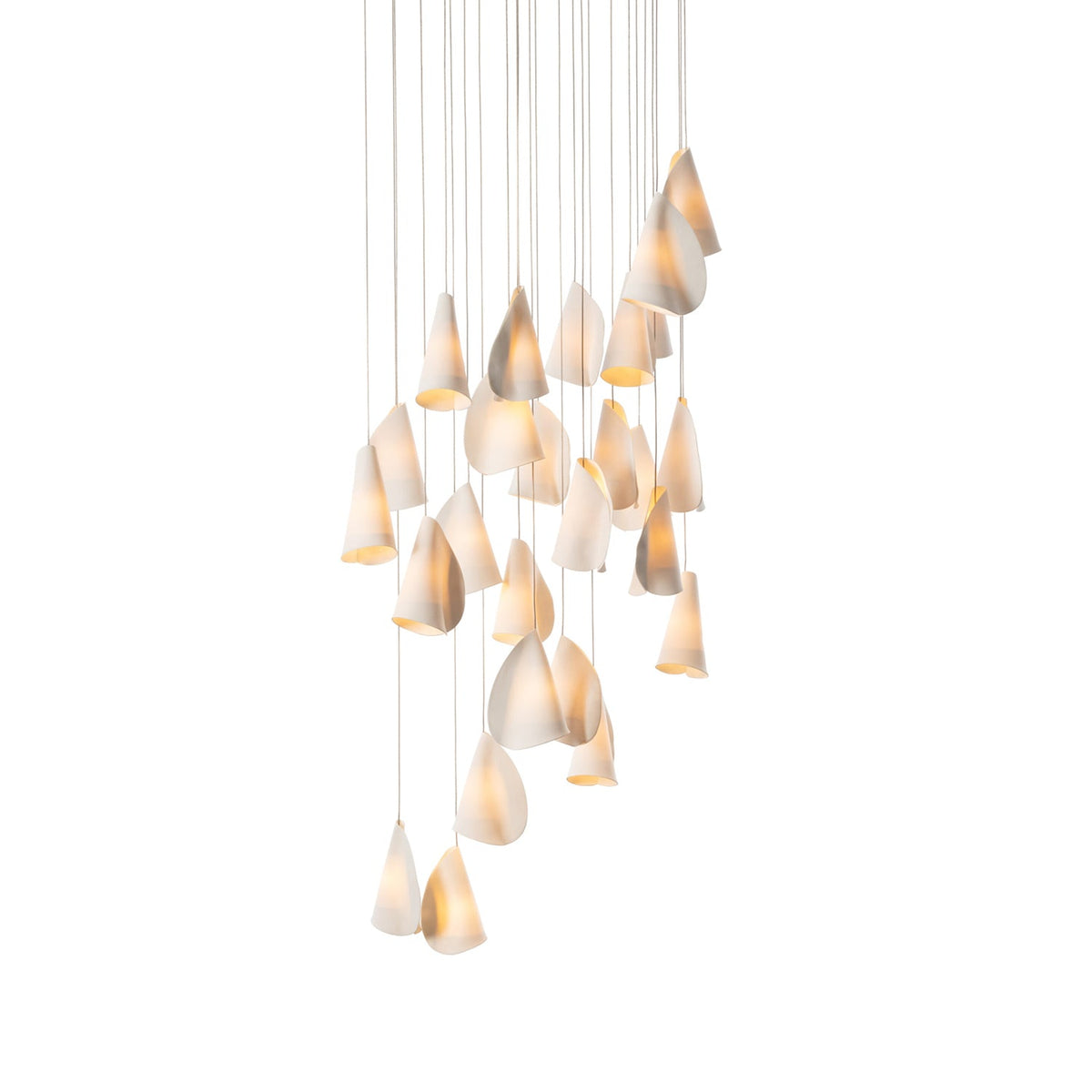Sonora Handcrafted Ceramic Chandelier with LED Illumination