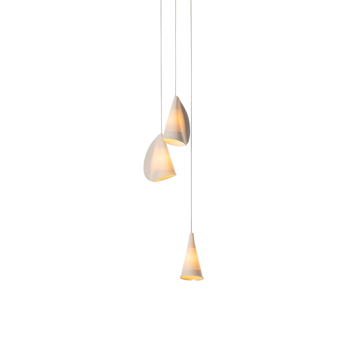 Sonora Handcrafted Ceramic Chandelier with LED Illumination