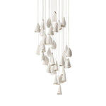 Sonora Handcrafted Ceramic Chandelier with LED Illumination