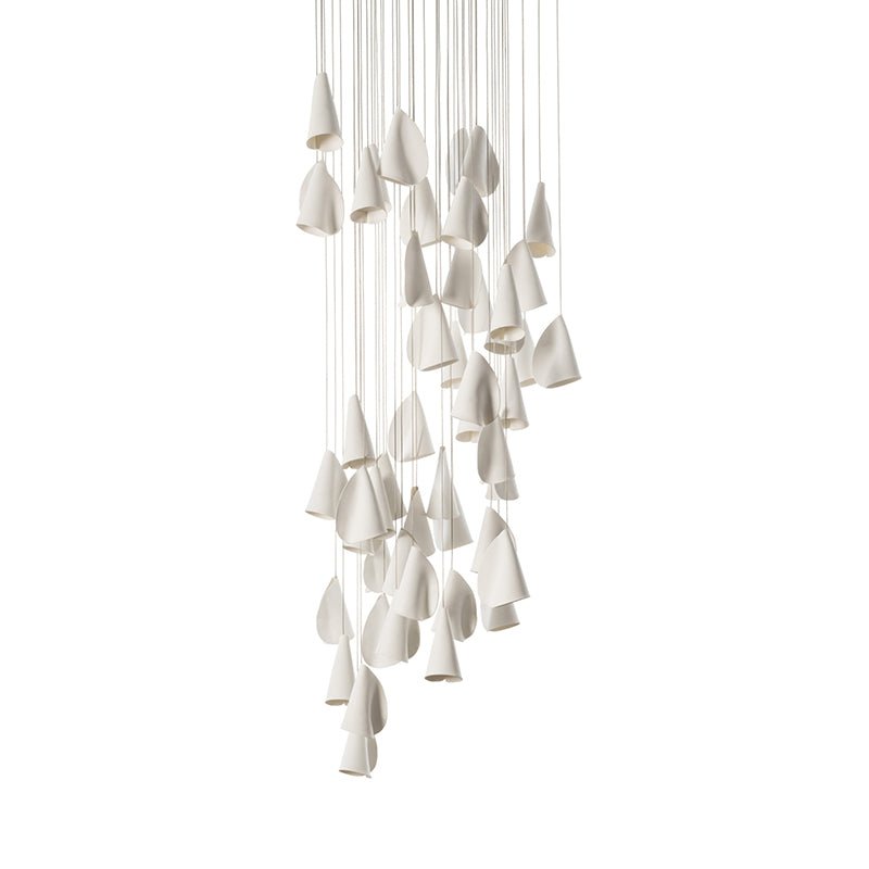 Sonora Handcrafted Ceramic Chandelier with LED Illumination
