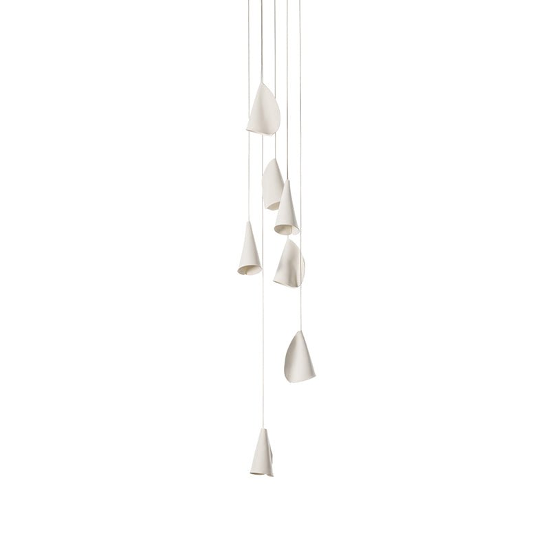 Sonora Handcrafted Ceramic Chandelier with LED Illumination