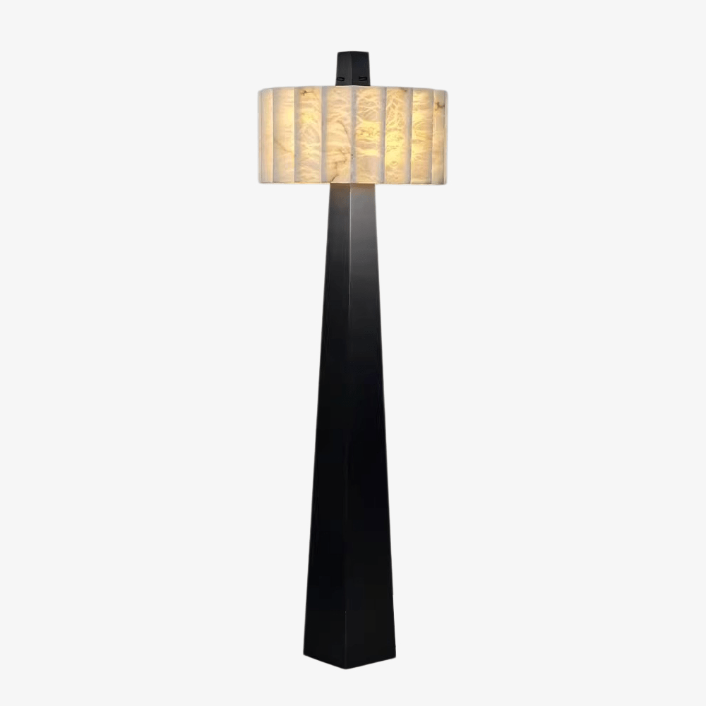 Obelisk Alabaster Floor Lamp – Sculptural Modern Lighting