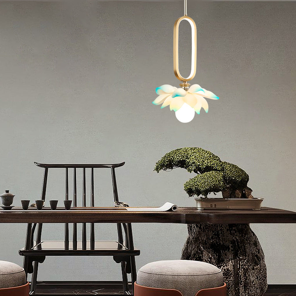 Creative Lotus Flowers Modern Pendant Light Li002524