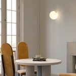 Alabaster Globe Wall Light