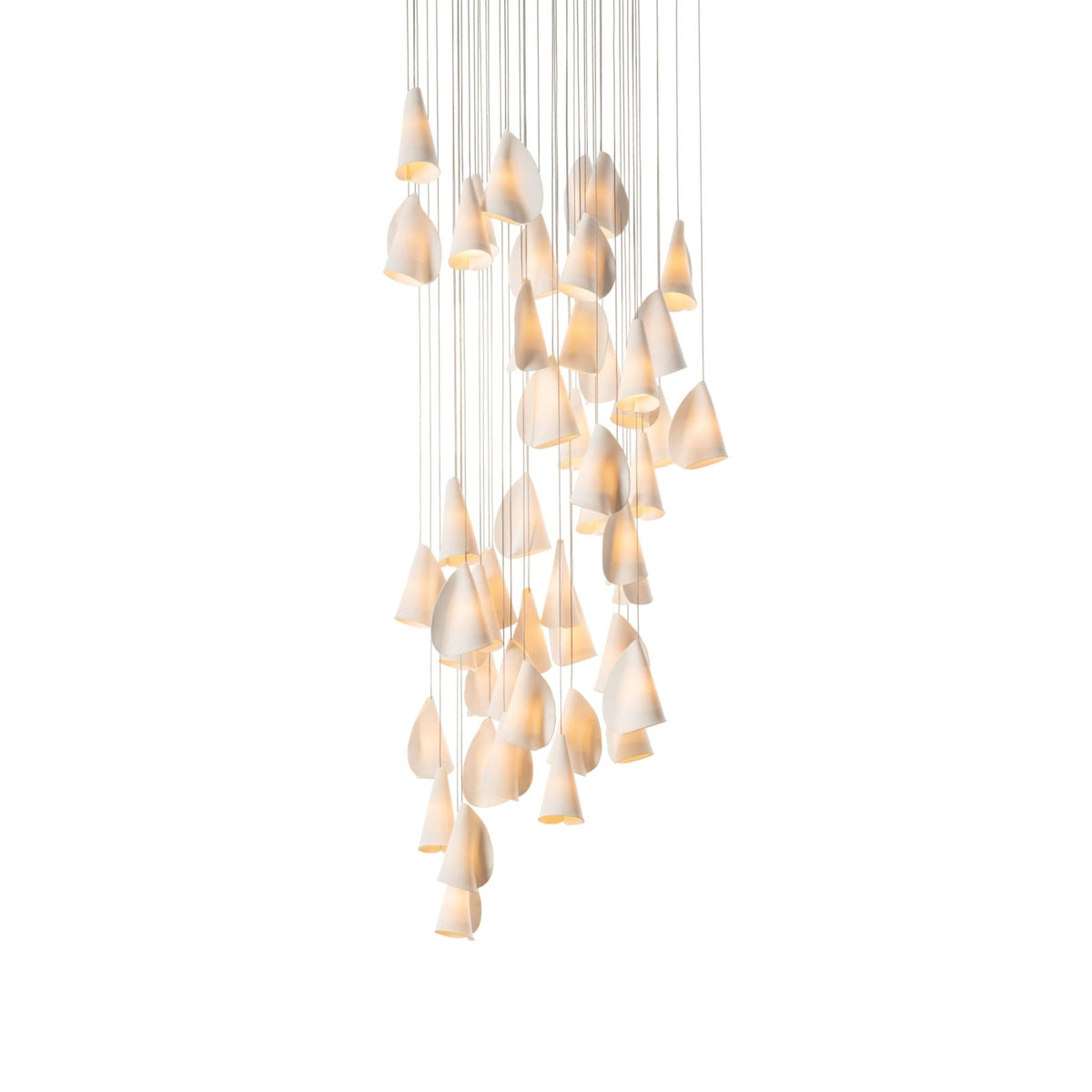 Sonora Handcrafted Ceramic Chandelier with LED Illumination