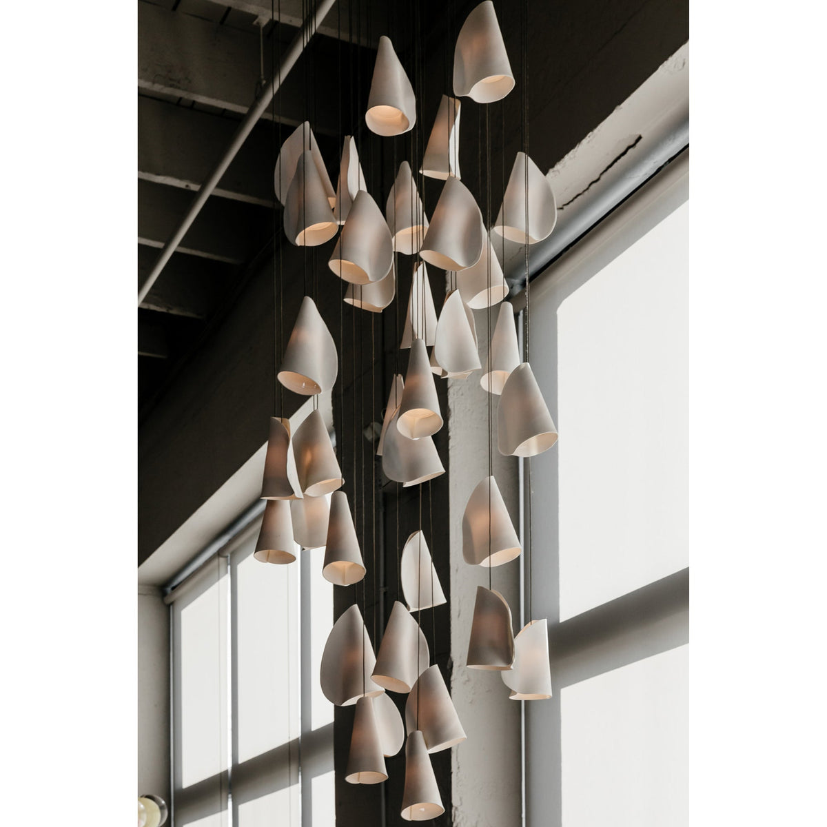 Sonora Handcrafted Ceramic Chandelier with LED Illumination