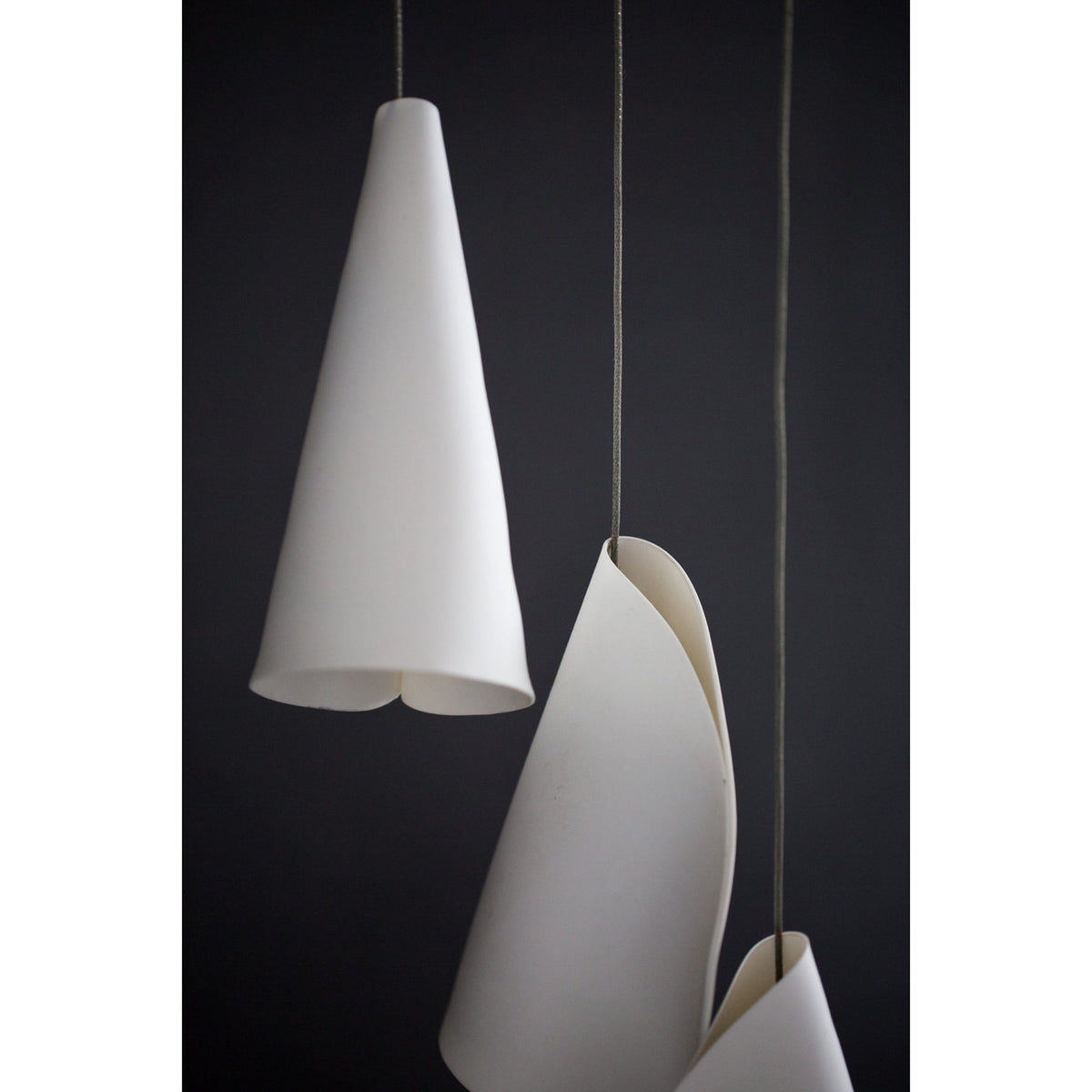Sonora Handcrafted Ceramic Chandelier with LED Illumination