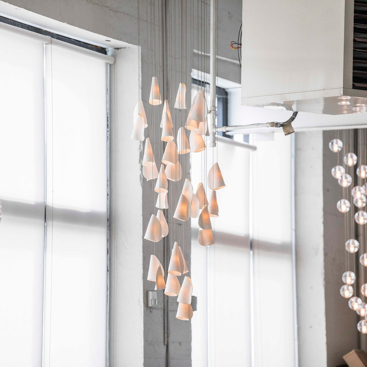 Sonora Handcrafted Ceramic Chandelier with LED Illumination