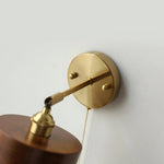 Nostalgic Wooden Wall Light