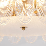 Intricate Round Glass Chandelier